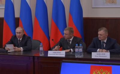 Состоялась рабочая встреча Владимира Путина и Олега Ковалёва